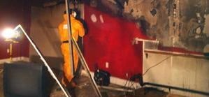 Water and Mold Damage Restoration In Basement 